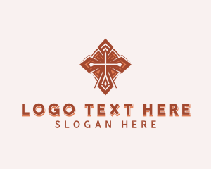 Holy - Cross Christian Church logo design