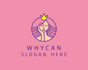 Beauty Crown Woman Logo