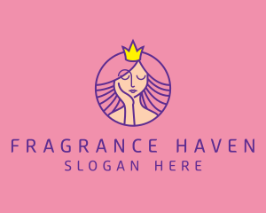 Beauty Crown Woman logo design