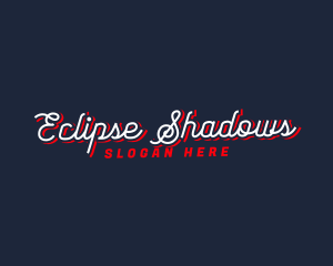 Shadow - Cursive Shadow Script logo design