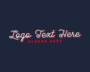 Generic - Cursive Shadow Script logo design