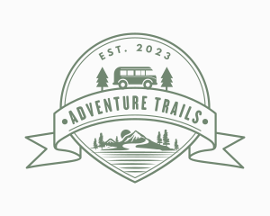 Nature Travel Van logo design