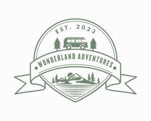 Nature Travel Van logo design