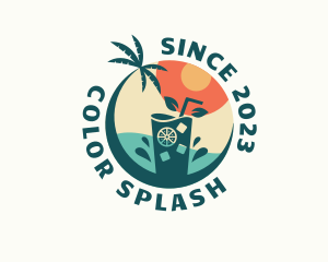 Beach Refreshment Bar logo design