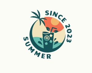 Beach Refreshment Bar logo design