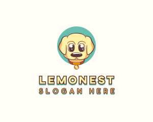 Puppy Dog Veterinarian Logo