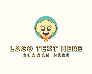 Puppy Dog Veterinarian Logo