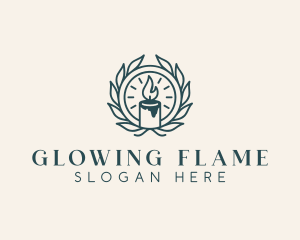 Candlelight - Candlelight Wreath Decoration logo design