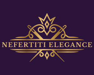 Elegant Sewing Needle Craft logo design