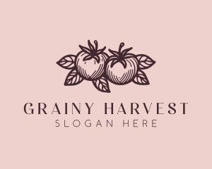 Farm Harvest Tomatoes logo design