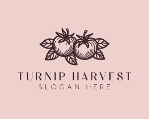 Farm Harvest Tomatoes logo design