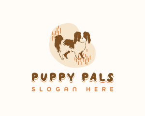 Cute Puppy Dog logo design