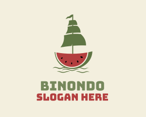 Sliced Watermelon Ship Logo