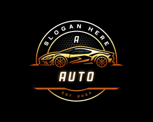 Luxury Auto Car Detailing logo design