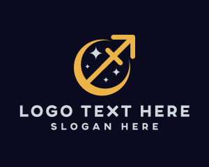 Zodiac Sign - Sagittarius Zodiac Sign logo design