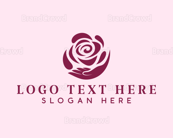 Flower Rose Wellness Logo