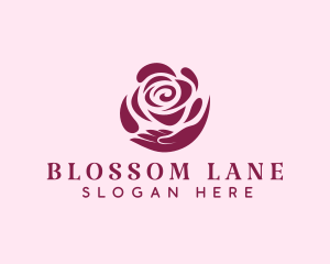 Flower Rose Wellness  logo design