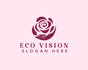 Flower Rose Wellness  logo design