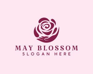 Flower Rose Wellness  logo design