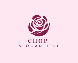 Eco Friendly - Flower Rose Wellness logo design