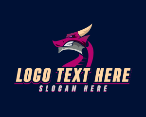 Video Game - Dragon Monster Esports logo design