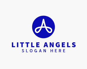 Studio - Triangle Loop Letter A logo design