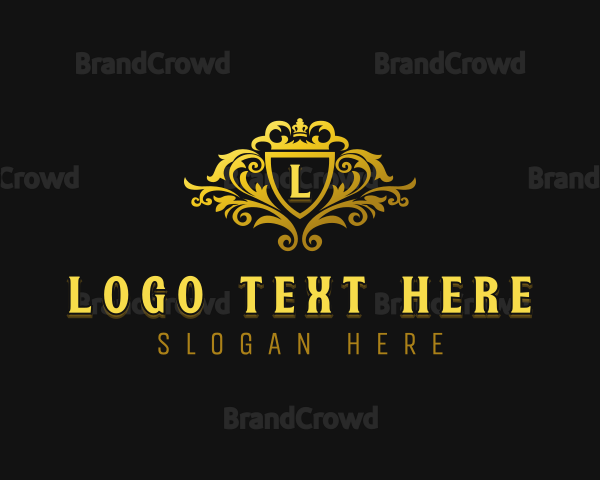 Royal Crown Wreath Logo