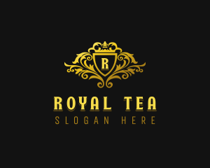 Royal Crown Wreath logo design