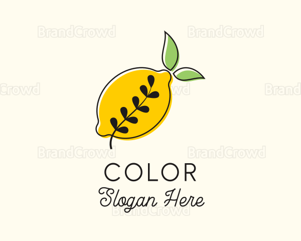 Natural Lemon Leaf Logo