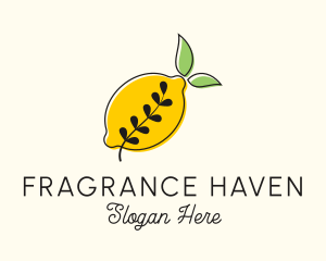 Natural Lemon Leaf logo design