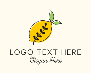 Natural Lemon Leaf Logo