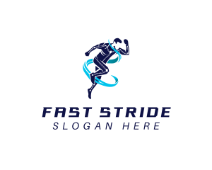 Run - Running Athlete Exercise logo design