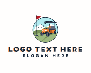 Outdoor - Sports Golf Cart logo design