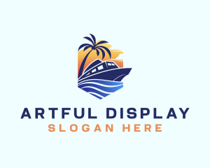 Beach Wave Cruise logo design