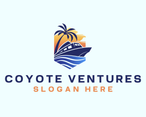 Beach Wave Cruise logo design