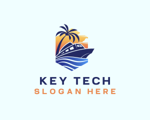 Beach Wave Cruise logo design