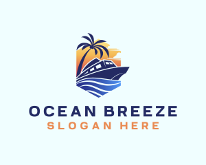 Seashore - Beach Wave Cruise logo design