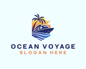 Cruise - Beach Wave Cruise logo design