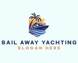 Beach Wave Cruise logo design