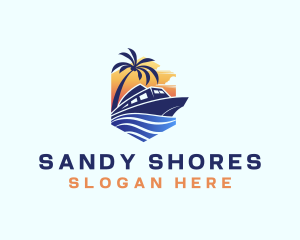 Beach Wave Cruise logo design