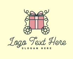 Horse Cart - Elegant Gift Box Boutique logo design