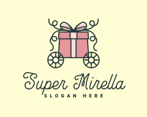 Elegant Gift Box Boutique Logo