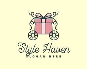 Souvenir Shop - Elegant Gift Box Boutique logo design