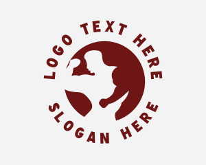 Fitness Gym Muscle  Logo