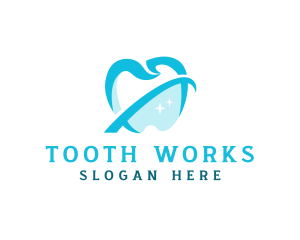 Shiny Tooth Dentistry  logo design