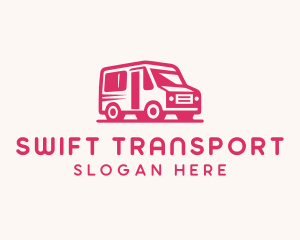 Transport - Minivan Commuter Transport logo design