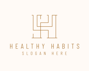 Modern Letter H Business logo design