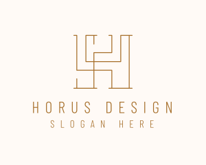 Modern Letter H Business logo design