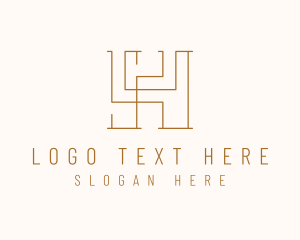 Consulting - Modern Letter H Business logo design