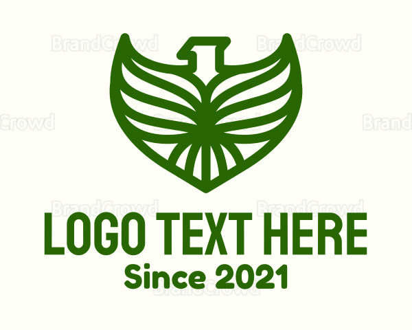 Eagle Leaf Shield Logo